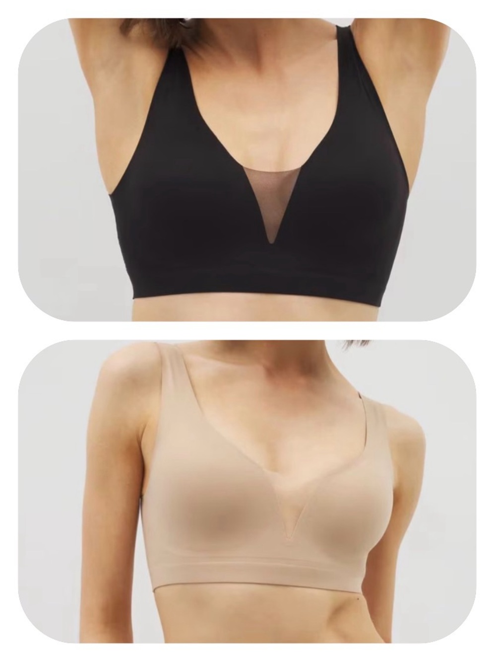 Soma M lot of 2 enbliss mesh wireless bralettes